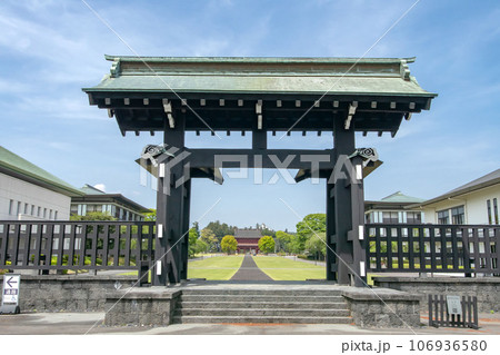 静岡県富士宮市上条、日蓮正宗総本山大石寺の写真素材