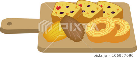 ボードにのった焼菓子 ボードにのった焼菓子 106937090