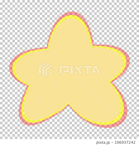 cute kawaii star shape retro groovy y2k vintage 106937242