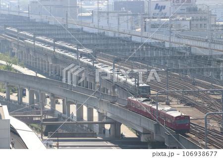 姫路駅付近を行く播但線103系（姫路⇔寺前） 106938677