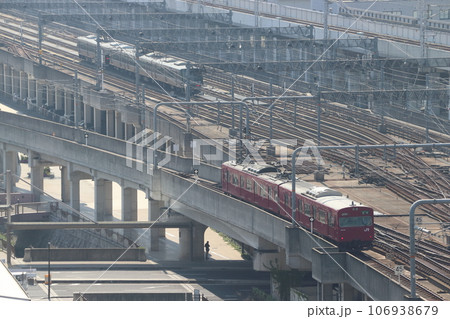 姫路駅付近を行く播但線103系(姫路⇔寺前) 姫路駅付近を行く播但線103系(姫路⇔寺前) 106938679