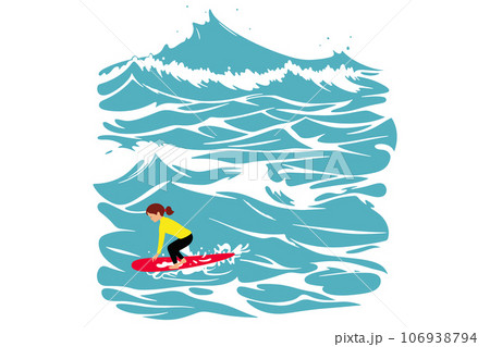 Surfing stock vector. Illustration of surf, ocean, active - 31491247