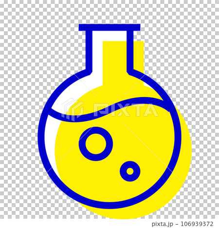科學,代表燒瓶的兩種顏色樣式圖標 科學,代表燒瓶的兩種顏色樣式圖標 106939372