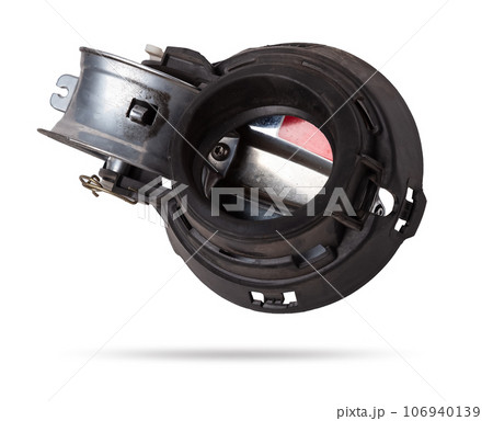 gas tank cover spare part for sale at a car service or at an auto-parsing. 106940139