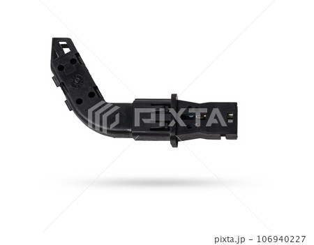 outside temperature sensor, water temp sensor, Isolated. Spare auto parts for repair in vehicle garage or workshop. 106940227