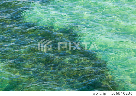 green and turquoise sea water for background green and turquoise sea water for background 106940230