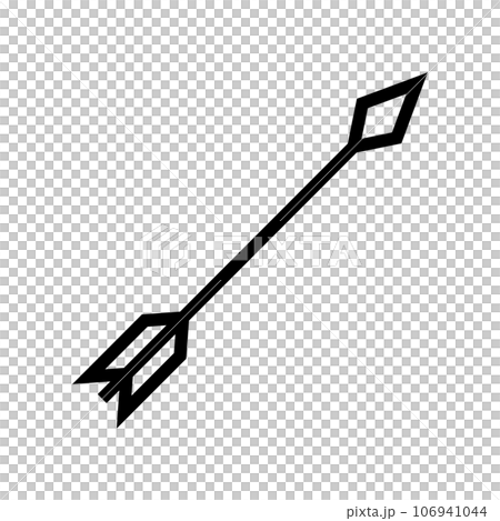 弓矢の矢・遠距離武器のイラスト素材 [106941044] - PIXTA
