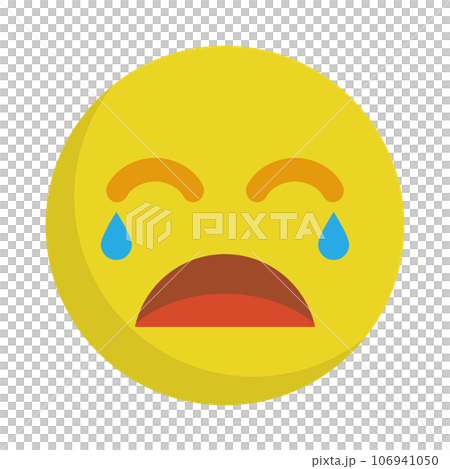 Crying face icon. crybaby. vector. Crying face icon. crybaby. vector. 106941050