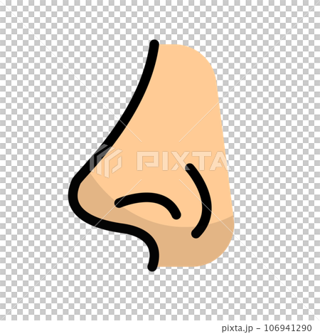 横から見た鼻 106941290