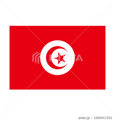 チュニジア国旗 チュニジア国旗 106941302