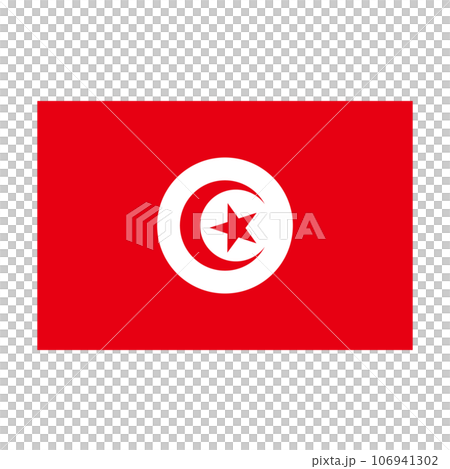 チュニジア国旗 チュニジア国旗 106941302