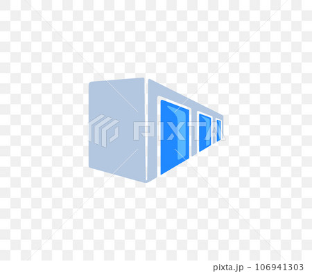 Self storage unit, garage and door, graphic design. Storage facility, facilities, rental, warehouse, keeping and storing, vector design and illustration Self storage unit, garage and door, graphic design. Storage facility, facilities, rental, warehouse, keeping and storing, vector design and illustration 106941303