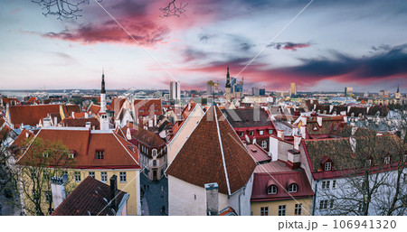 Tallinn view at sunset Tallinn view at sunset 106941320