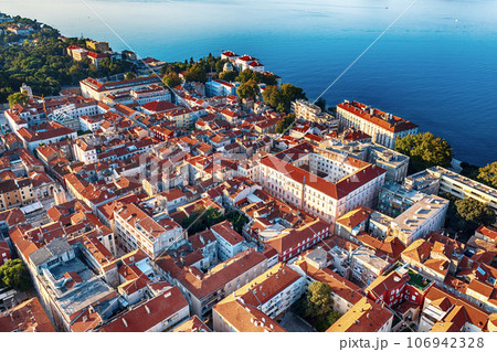 Top view of the Zadar, Croatia. 106942328