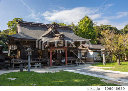 大洗磯前神社　拝殿 106946630