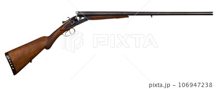 Classical double-barrel side-by-side hammer gun Classical double-barrel side-by-side hammer gun 106947238