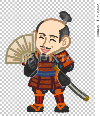 豊臣秀吉をイメージした武将のイラスト 豊臣秀吉をイメージした武将のイラスト 106950082
