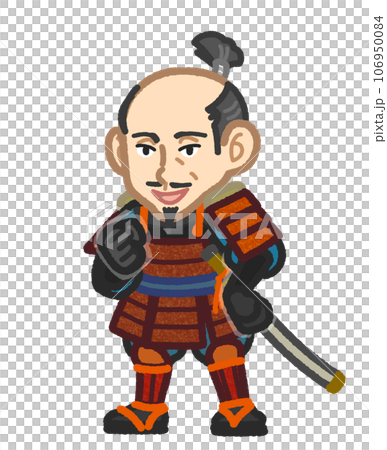 Illustration of a military commander inspired by Toyotomi Hideyoshi Illustration of a military commander inspired by Toyotomi Hideyoshi 106950084
