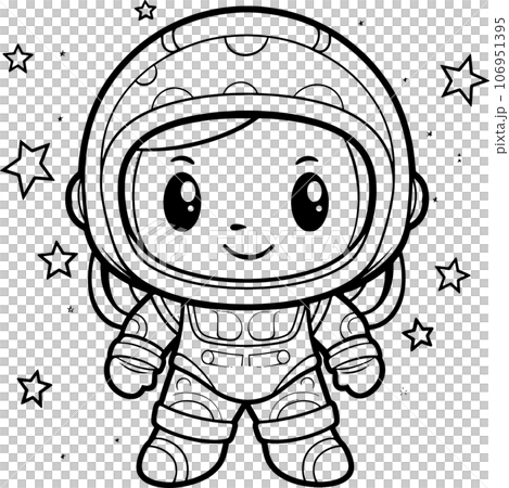 Step-by-Step Astronaut Drawing for Kids