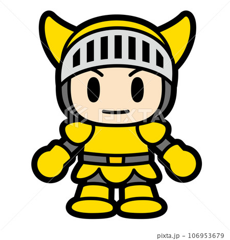ゲーム風　戦士キャラクター　立ち姿 106953679