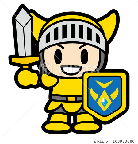 ゲーム風　戦士キャラクター　武器装備 106953680