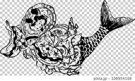 天女風の人魚 106954188