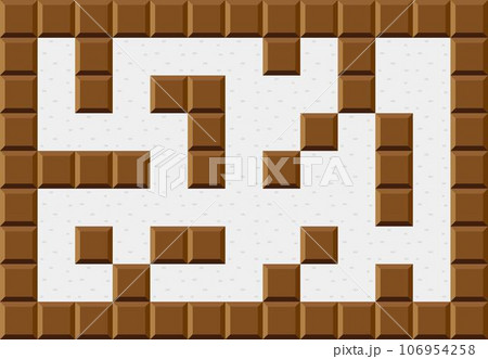 迷路ゲーム風　ベース画面 106954258