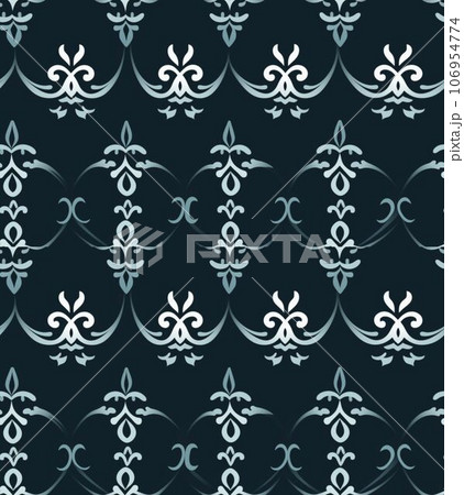 seamless pattern with art ornament 106954774