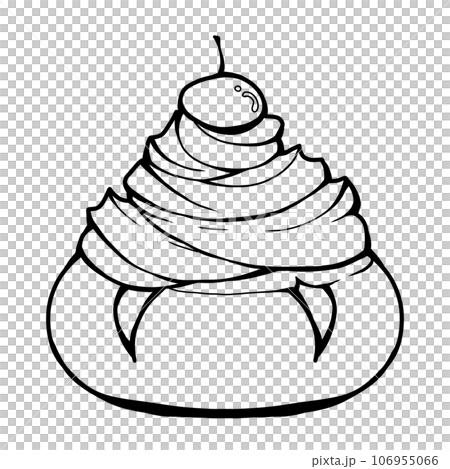 cream bun line cream bun line 106955066