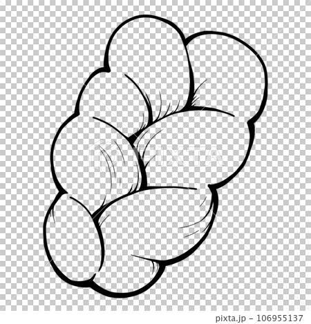 braided bread line braided bread line 106955137