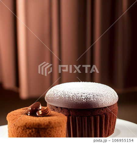 Patit gateau delicious dessert chocolate cakes, pudding melted syrup chocolate pie tasty 106955154