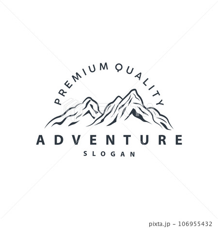 Mountain Nature Landscape Logo Simple Minimalist Design, Vector Illustration Symbol Template Mountain Nature Landscape Logo Simple Minimalist Design, Vector Illustration Symbol Template 106955432