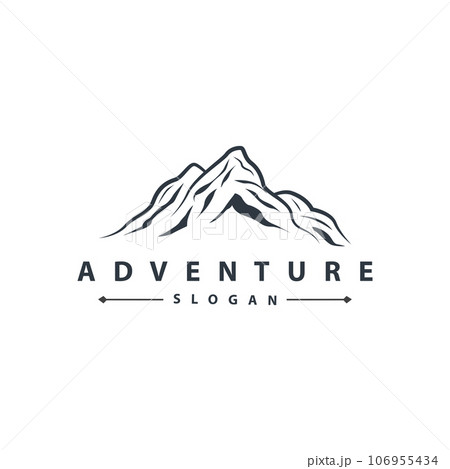 Mountain Nature Landscape Logo Simple Minimalist Design, Vector Illustration Symbol Template Mountain Nature Landscape Logo Simple Minimalist Design, Vector Illustration Symbol Template 106955434