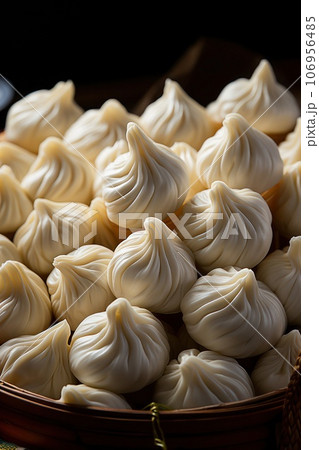 Chinese traditional cuisine: Chinese buns 106956485