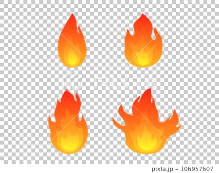 火焰圖標集 106957607