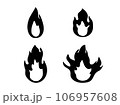 炎のアイコンセット 106957608