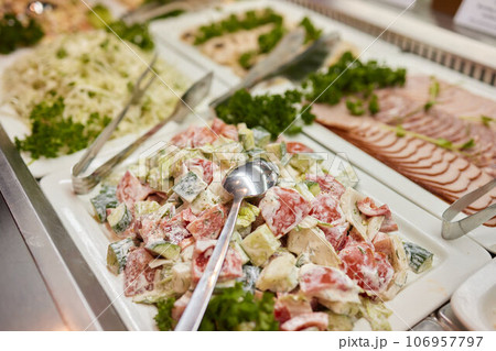 Cuisine Culinary Buffet Dinner Catering Dining Food Celebration Party Concept. 106957797
