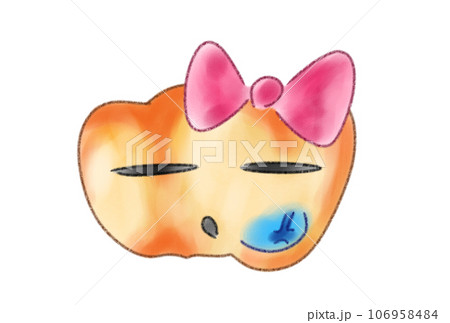 歯が痛いハロウィンの夜のカボチャ 106958484
