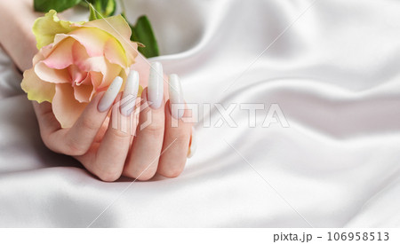 Stylish trendy female manicure. Stylish trendy female manicure. 106958513