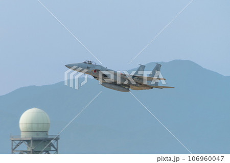航空自衛隊第303飛行隊F-15Jイーグル低空飛行 106960047