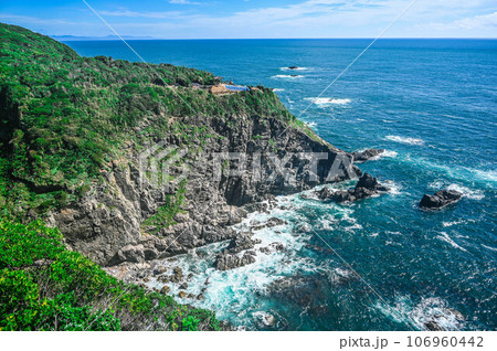 高知県　足摺岬展望台　灯台　天狗の鼻 106960442