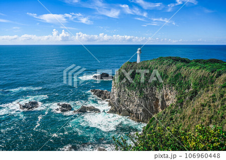 高知県　足摺岬展望台　灯台　天狗の鼻 106960448