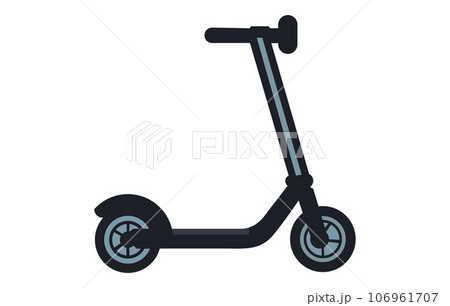 Scooter transport flat icons set. Set of vector modern scooters and colorful style, 106961707