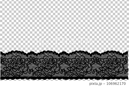 black gothic lace ornament 106962170