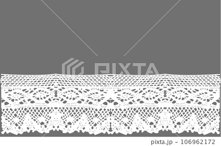白いレースの飾り 白いレースの飾り 106962172