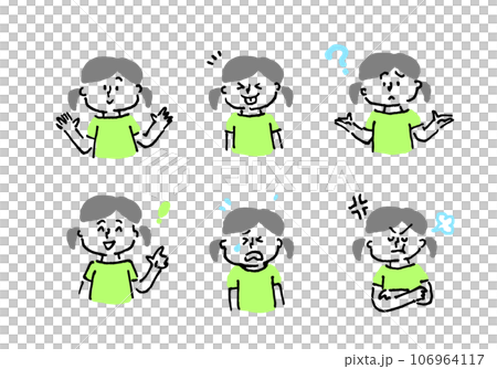 Rough touch children's illustration simple illustration 106964117