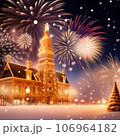 盛大な年越しのイラスト 106964182