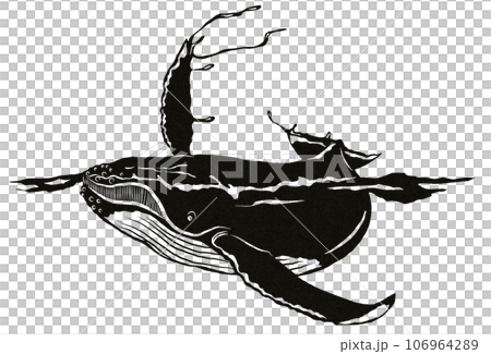 鯨魚簡單插圖 106964289