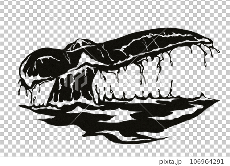 whale simple paper cutout 106964291