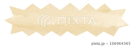 水彩風の茶色の吹き出し 水彩風の茶色の吹き出し 106964365